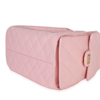 Pink Quilted Caviar Small Chanel 25 Hobo