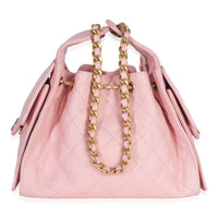 Pink Quilted Caviar Small Chanel 25 Hobo