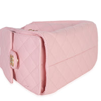 Pink Quilted Caviar Small Chanel 25 Hobo