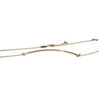 Yellow Gold  Large Model Tiffany T Smile Necklace