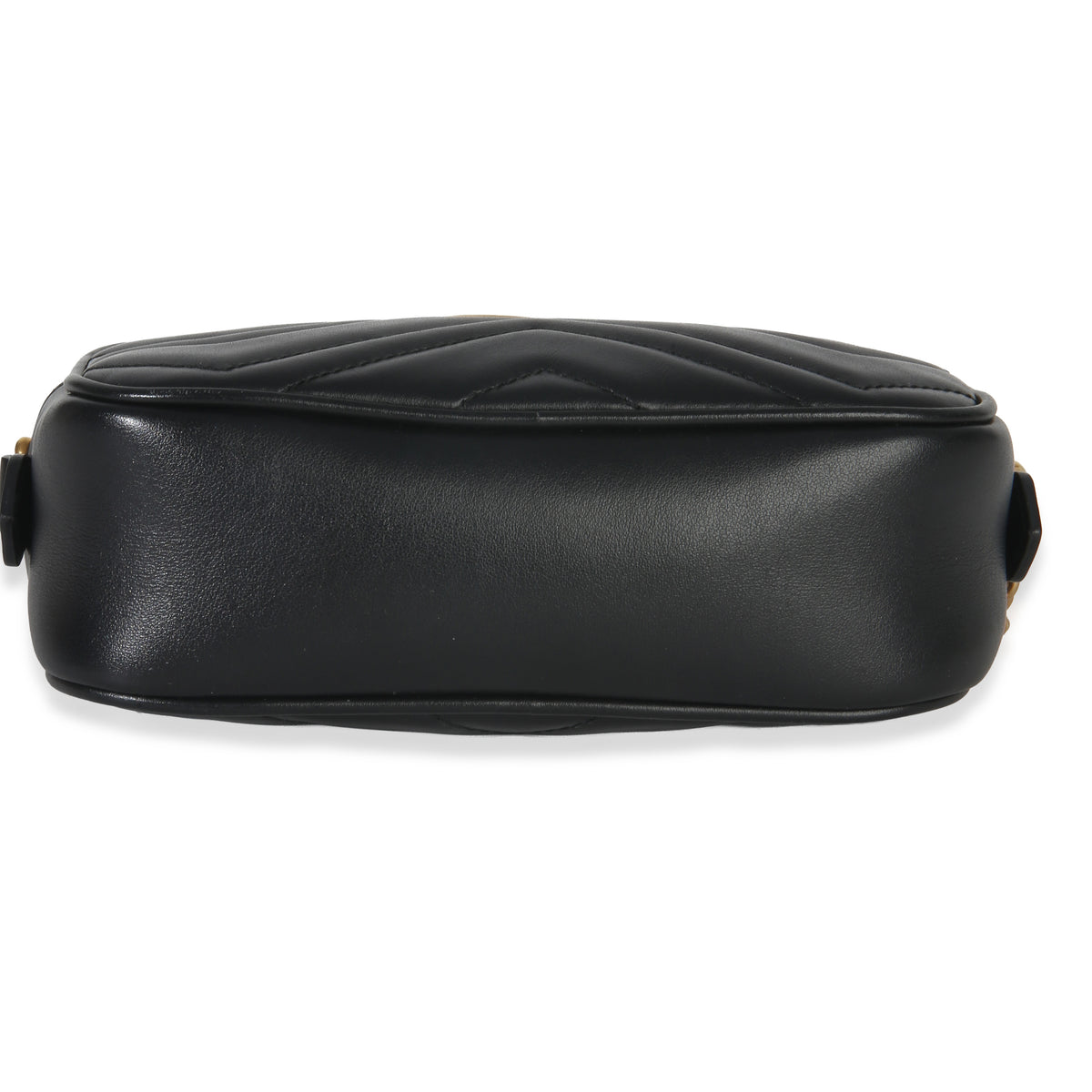 Black Calfskin Matelasse Mini GG Marmont Chain Shoulder Bag