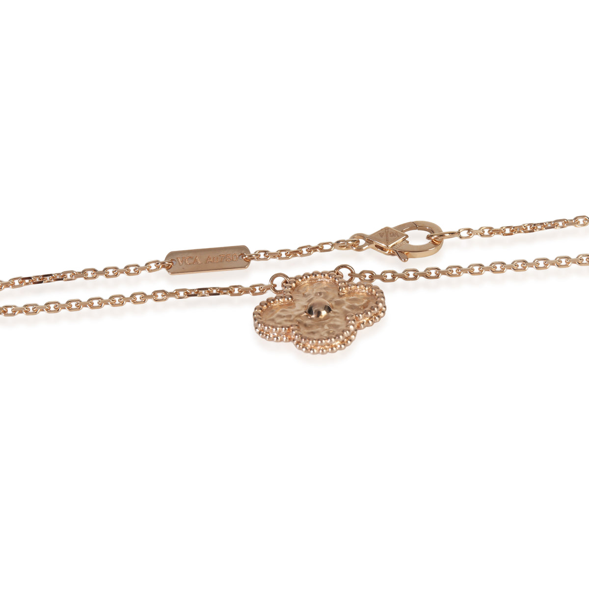 Rose Gold  Vintage Alhambra Pendant