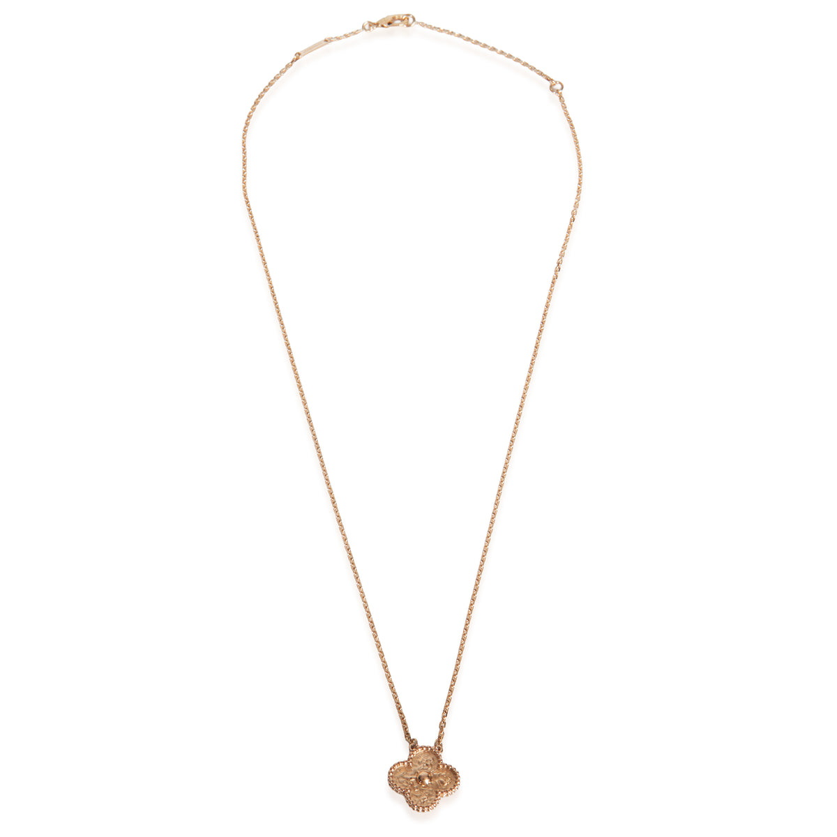 Rose Gold  Vintage Alhambra Pendant