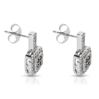 BRAND NEW Fashion Earrings in 14K White Gold with Diamonds (0.50 CTW)