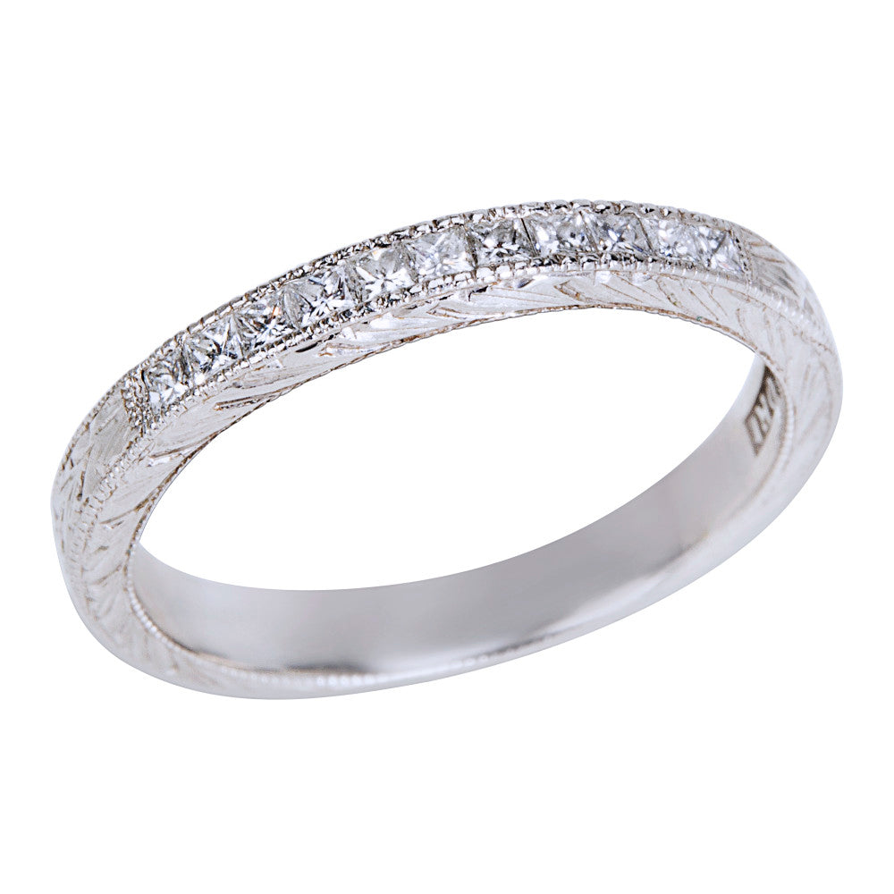 BRAND NEW Tacori Diamond Wedding Band Ring in Platinum (0.25 CTW)