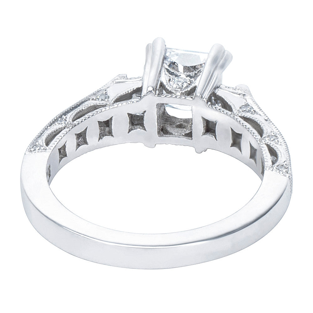 BRAND NEW Tacori 3 Stone Engagement Ring Setting in Platinum (3/4 CTW) HT 2509 P