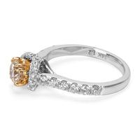 BRAND NEW Diamond Engagement Ring in 14k White Gold (1.27 CTW)