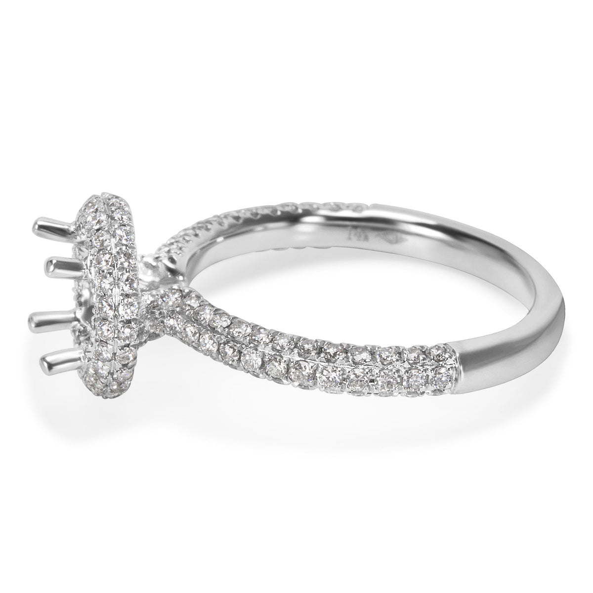 BRAND NEW Engagement Ring Setting n 14K White Gold (0.72 CTW)