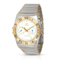 Omega Constellation Men's Band Stainless Steel and 18K Yellow Gold