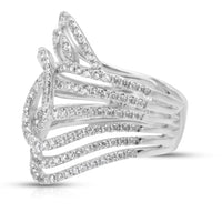 BRAND NEW Fashion Diamond Ring in 14K White Gold (1.28 CTW)