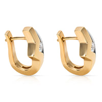 Diamond Earrings in 18K Two Tone Gold (0.30 CTW)