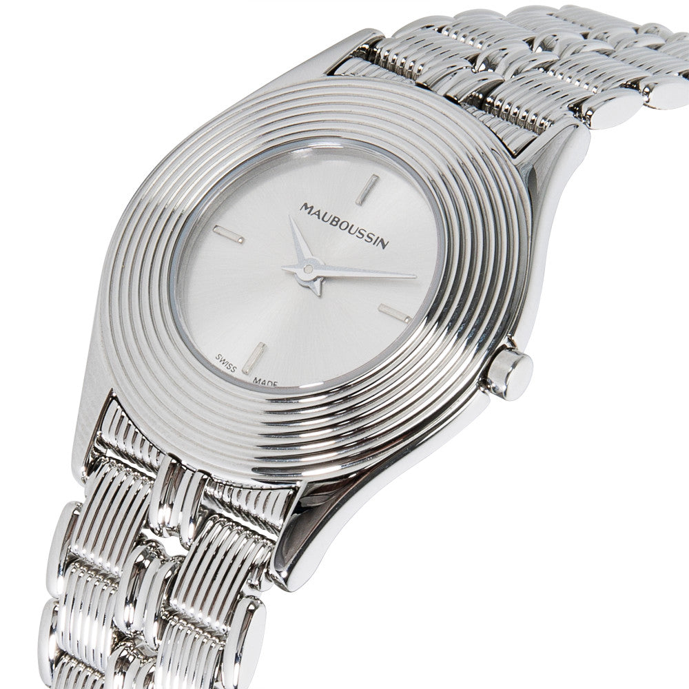 Mauboussin Round R.62682 Women's Watch in Stainless Steel