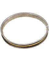 Gurhan Bangle Bracelet in 24K Yellow Gold and Sterling Silver MSRP 1,195