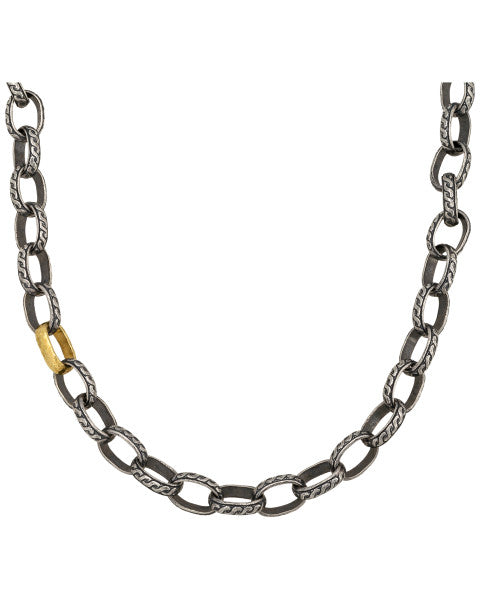 BRAND NEW Gurhan Chain Necklace in Sterling Silver MSRP 4275