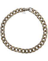 Gurhan Ottoman Link Necklace in Sterling Silver & 24K Yellow Gold MSRP 7,975