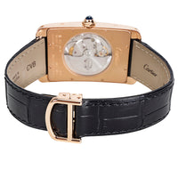 Cartier Tank Americaine W2609856 Men's Watch in 18K Rose Gold