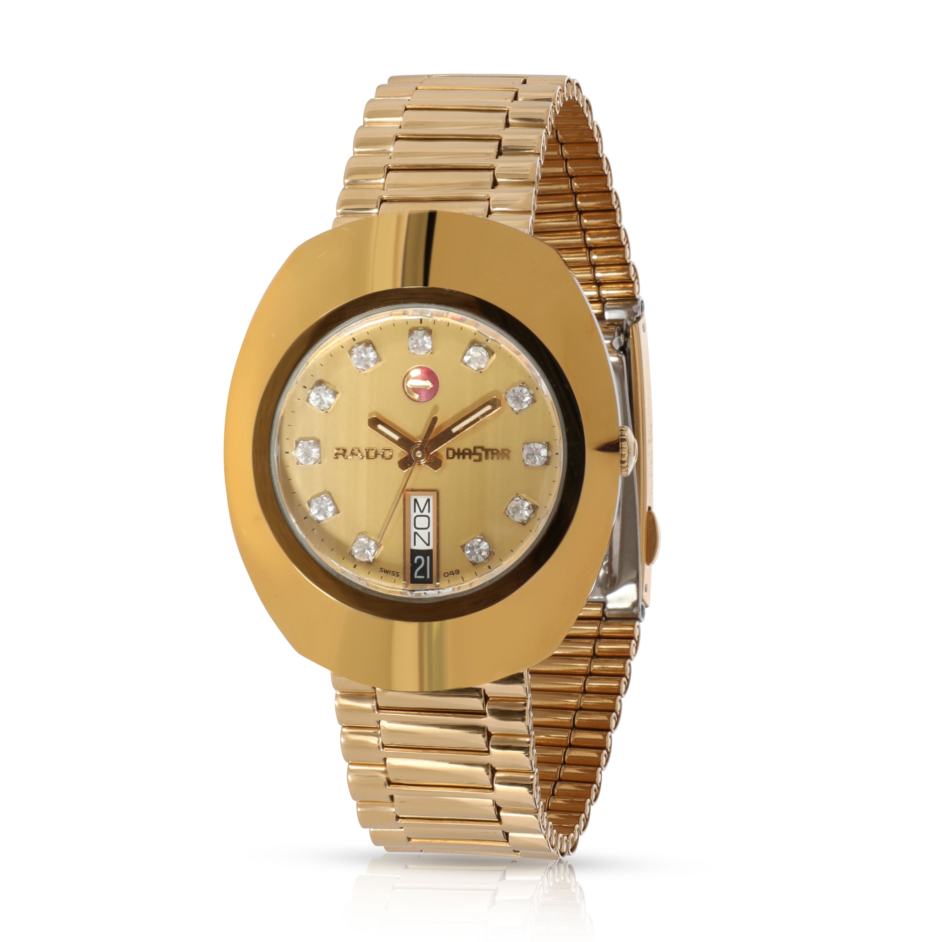 Master Copy Reloj Rado Diastar Clon Vintage Rado Diaster Gold