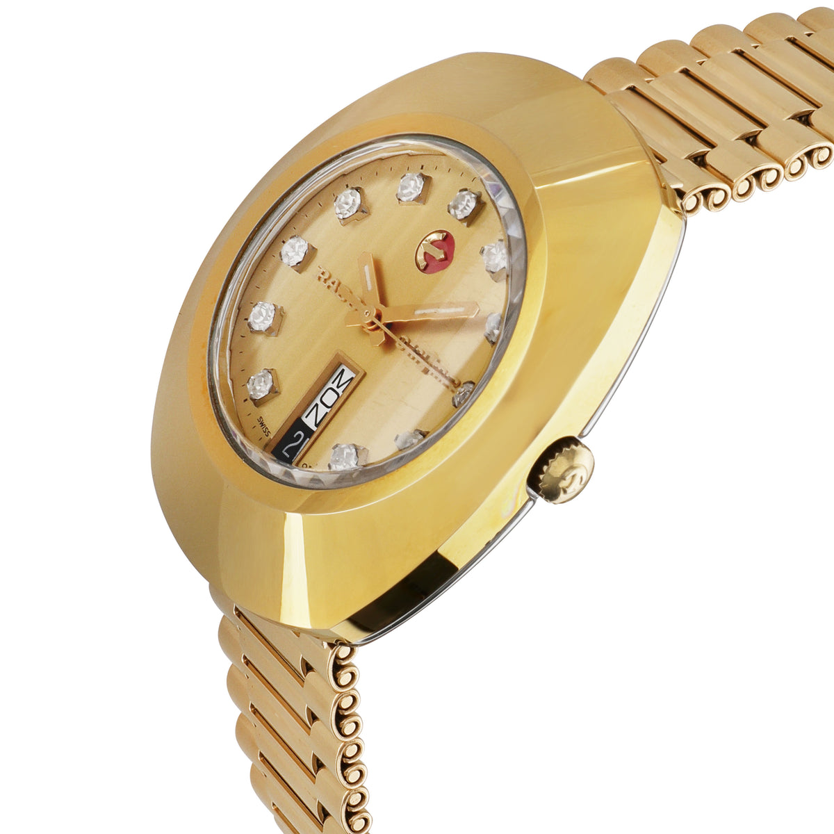 Diaster Rado Vintage Rado Diaster 636.0313.3 Gold Plated Men's Watch by WP Diamonds ...