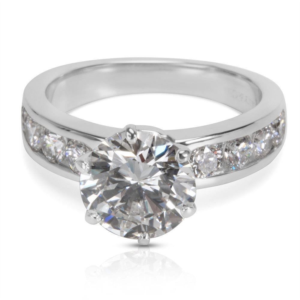 Tiffany & Co Platinum and Diamond TRUE Engagement Ring 2.86 CT BRAND  NEW UNWORN