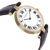 Cartier Vendome 8988 Women's Watch in 18K 3 Tone Gold