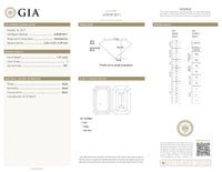 GIA Certified 1.01 Ct Emerald cut I VS1 Loose Diamond