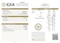 GIA Certified 0.90 Ct Emerald cut E SI1 Loose Diamond