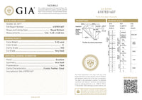GIA Certified 0.63 Ct Round cut H VS2 Loose Diamond