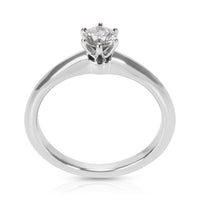 Tiffany & Co. Certified Diamond Engagement Ring in Platinum E VS1 0.26
