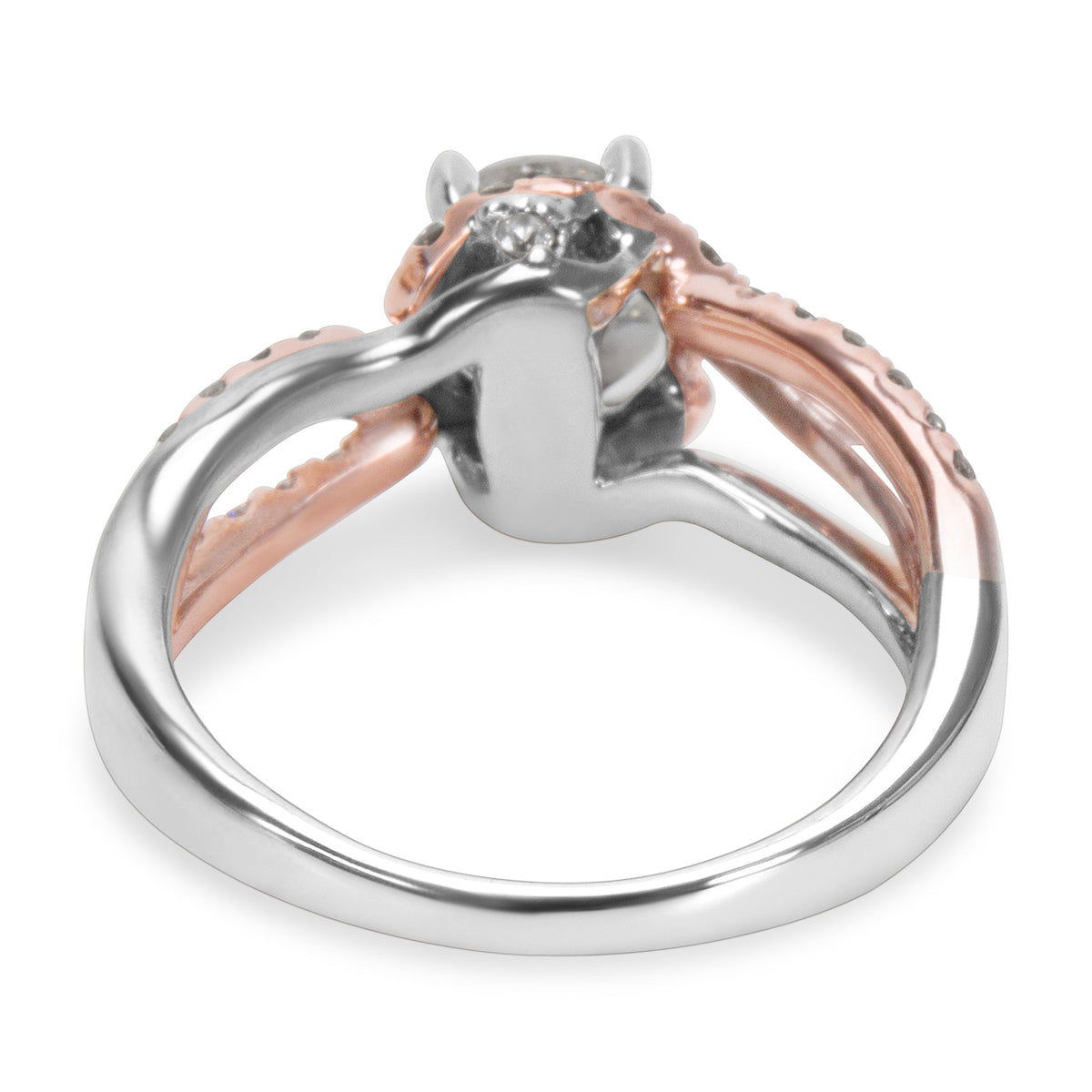 Lab-Created Diamonds by KAY Multi-Diamond Center Engagement Ring 4 ct tw  Round-cut 14K White Gold | Kay