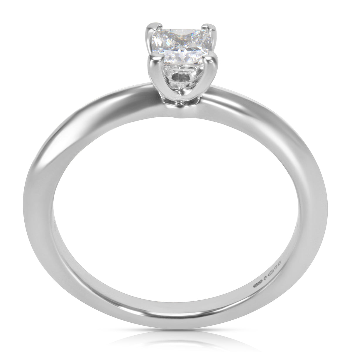 Tiffany & Co. Diamond Engagement Ring in Platinum 0.27 ct E/VVS1