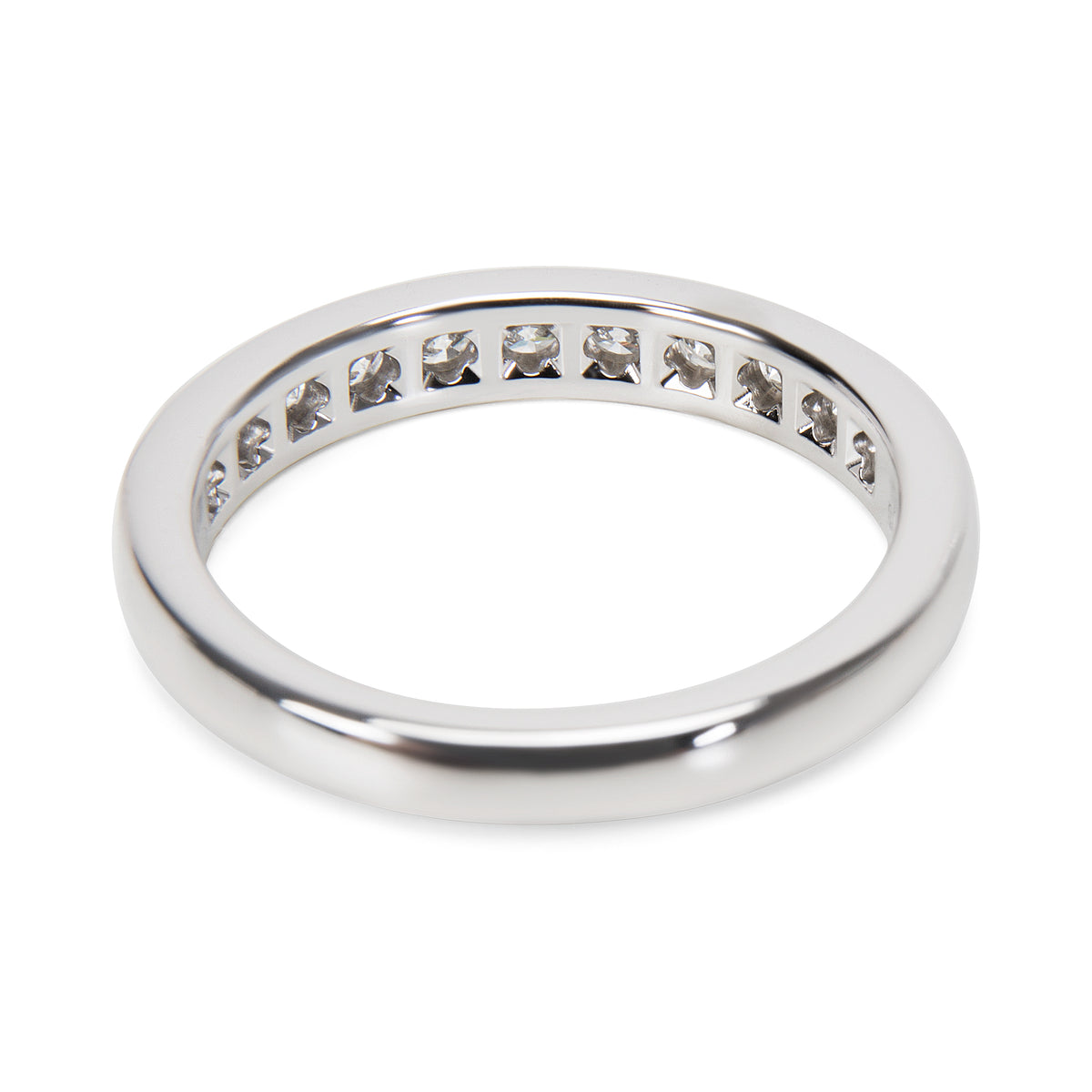 Tiffany & Co. Diamond 3mm Wedding Band in Platinum 0.24 ctw