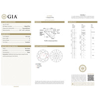 GIA Certified Diamond Stud Earrings in 14K White Gold (2.06 ctw G/I1)