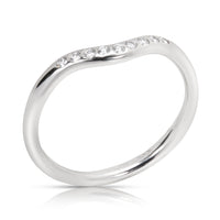 Tiffany & Co. Elsa Peretti Wedding Band  in Platinum 0.06 ctw