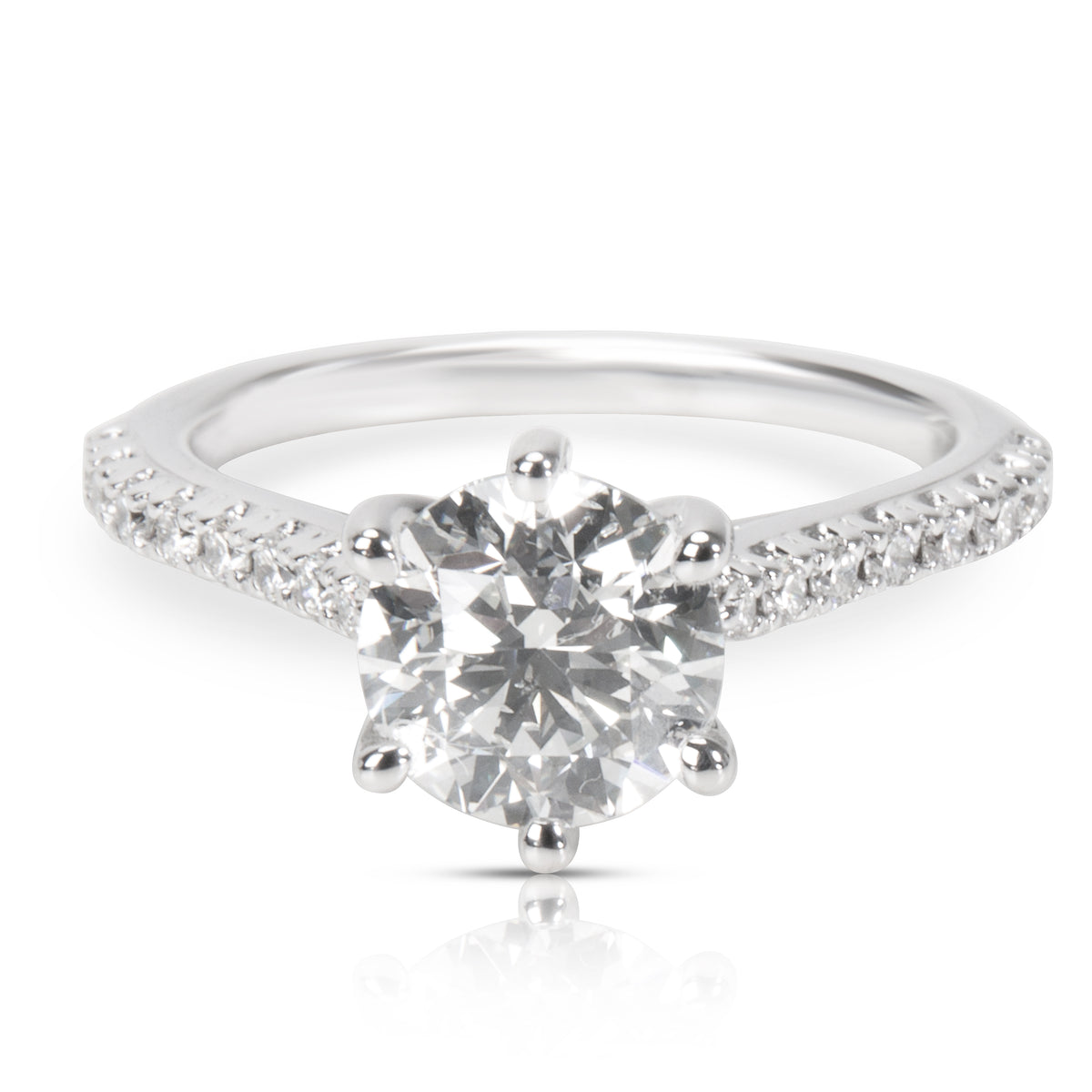 AGS Certified Ritani Diamond Engagement Ring (1.60 ct H/SI2)