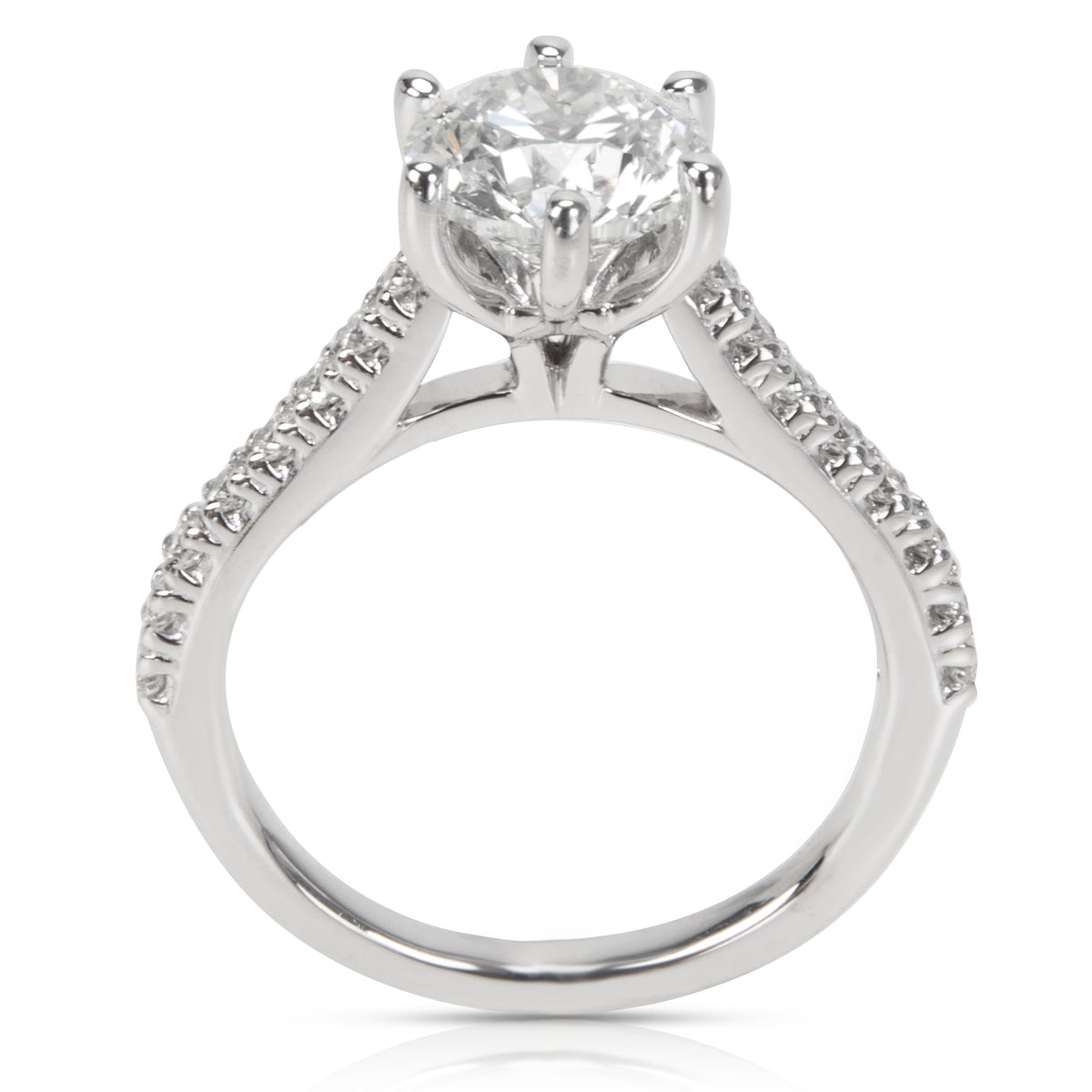 AGS Certified Ritani Diamond Engagement Ring (1.60 ct H/SI2)