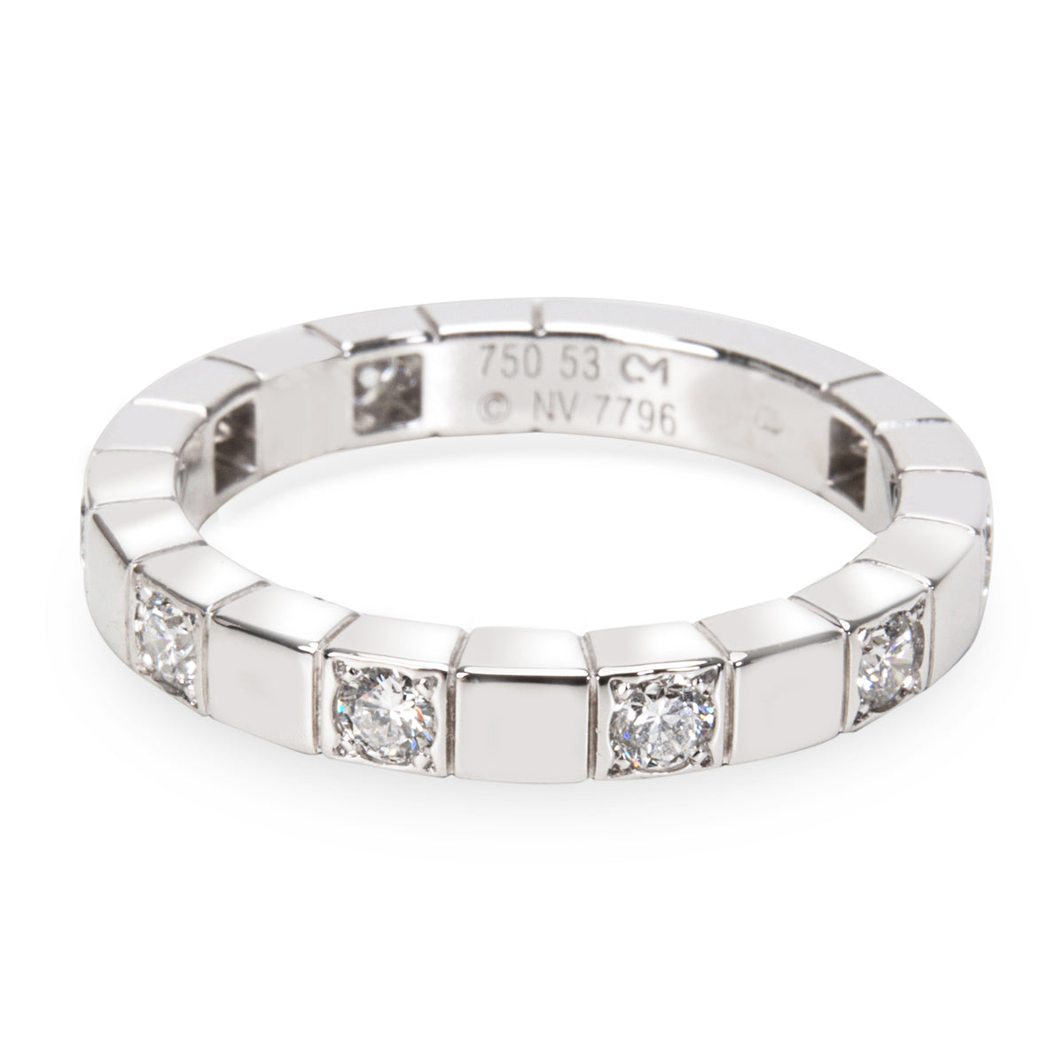 Cartier Lanieres Diamond Band in 18KT White Gold