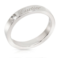 Carter 'C de Cartier' Unisex Diamond Wedding Band