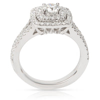 Marchesa Engagement Ring in 18K White Gold  1.25CTW