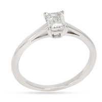 Cartier Emerald Cut Engagement Ring in Platinum (0.55 CTW)