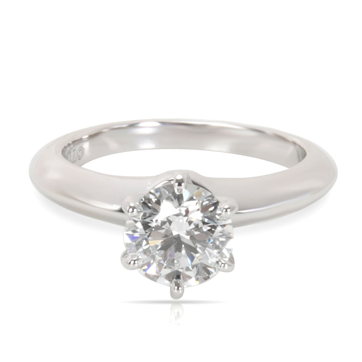 Tiffany & Co. Diamond Solitaire Engagement Ring in Platinum (0.93 ct F/VVS1)