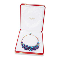 Cartier Les Delices de Goa Amethyst, Turquoise & Diamond Necklace in 18K Gold
