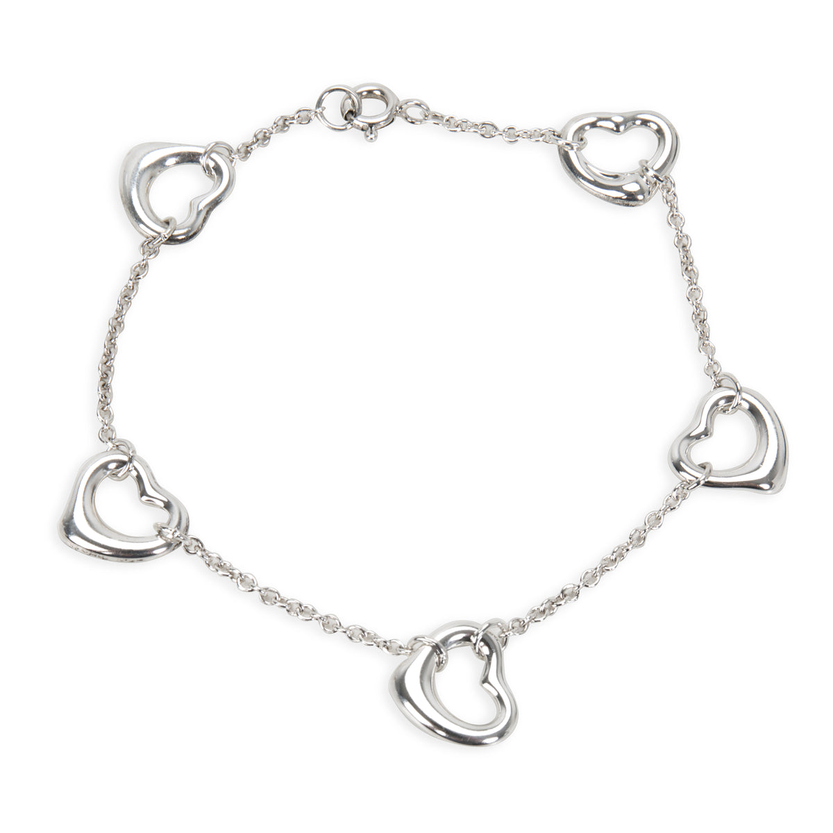 Tiffany & Co. Elsa Peretti Open Heart Bracelet in  Sterling Silver