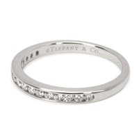 Tiffany & Co. Classic Channel Diamond Band in  Platinum  0.23CTW