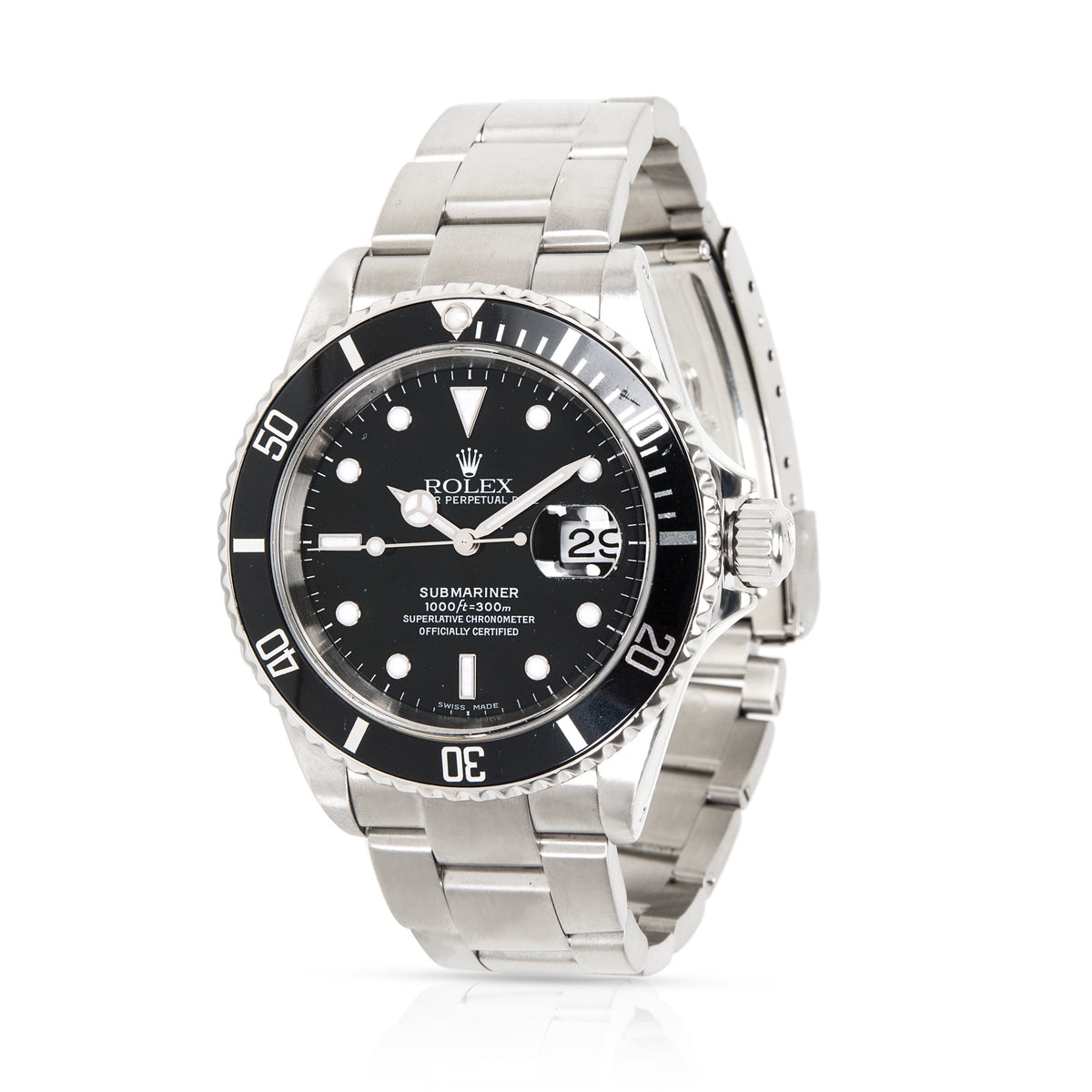 Rolex Submariner 16610 Men's Watch in  Stainless Steel