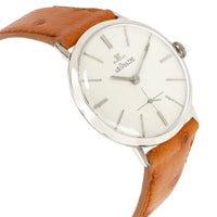 Lecoultre Classique Unisex Watch in 14kt White Gold