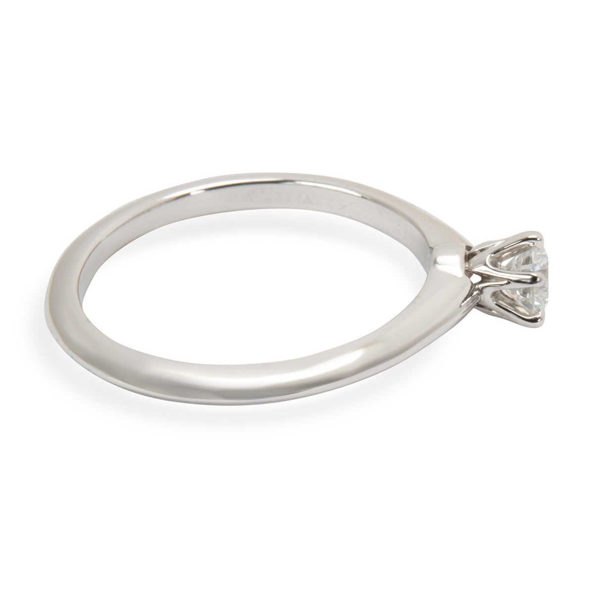 Tiffany & Co. Diamond Engagement Ring in Platinum (0.31 ct F/VS1)
