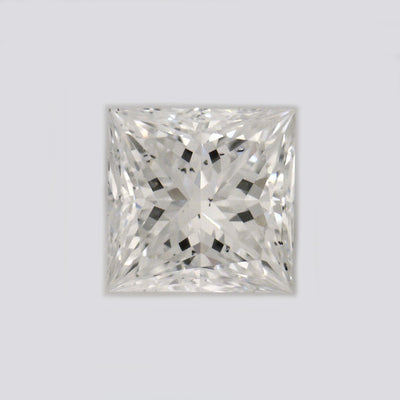 GIA Certified Princess cut, H color, SI1 clarity, 0.38 Ct Loose Diamonds