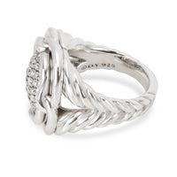 David Yurman Labyrinth Diamond Ring in  Sterling Silver 1 CTW