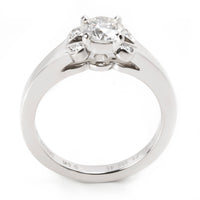 Cartier Ballerine Diamond Engagement Ring in  Platinum GIA H VVS1 0.49 CTW