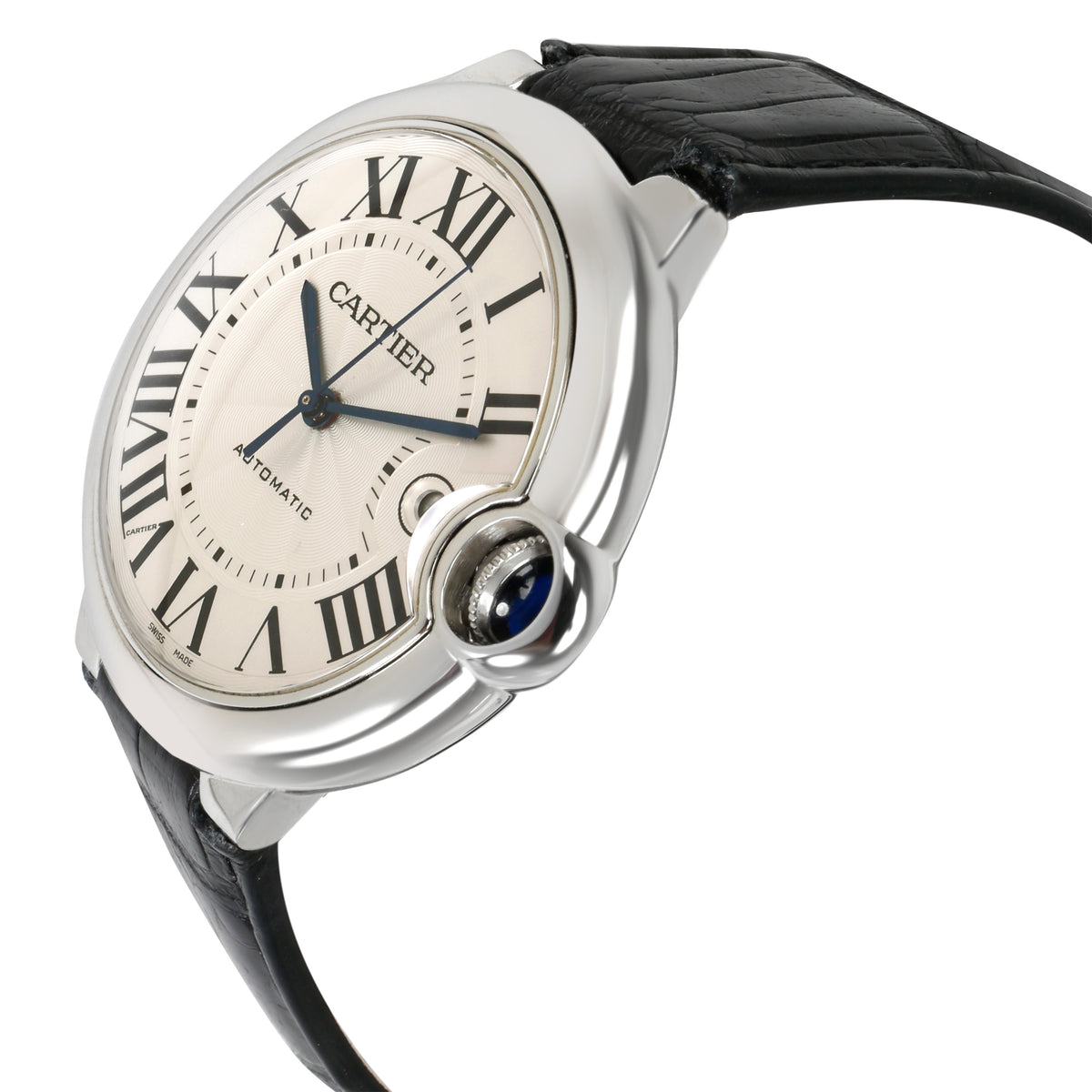 Cartier Ballon Bleu W69016Z4 Men's Watch in  Stainless Steel